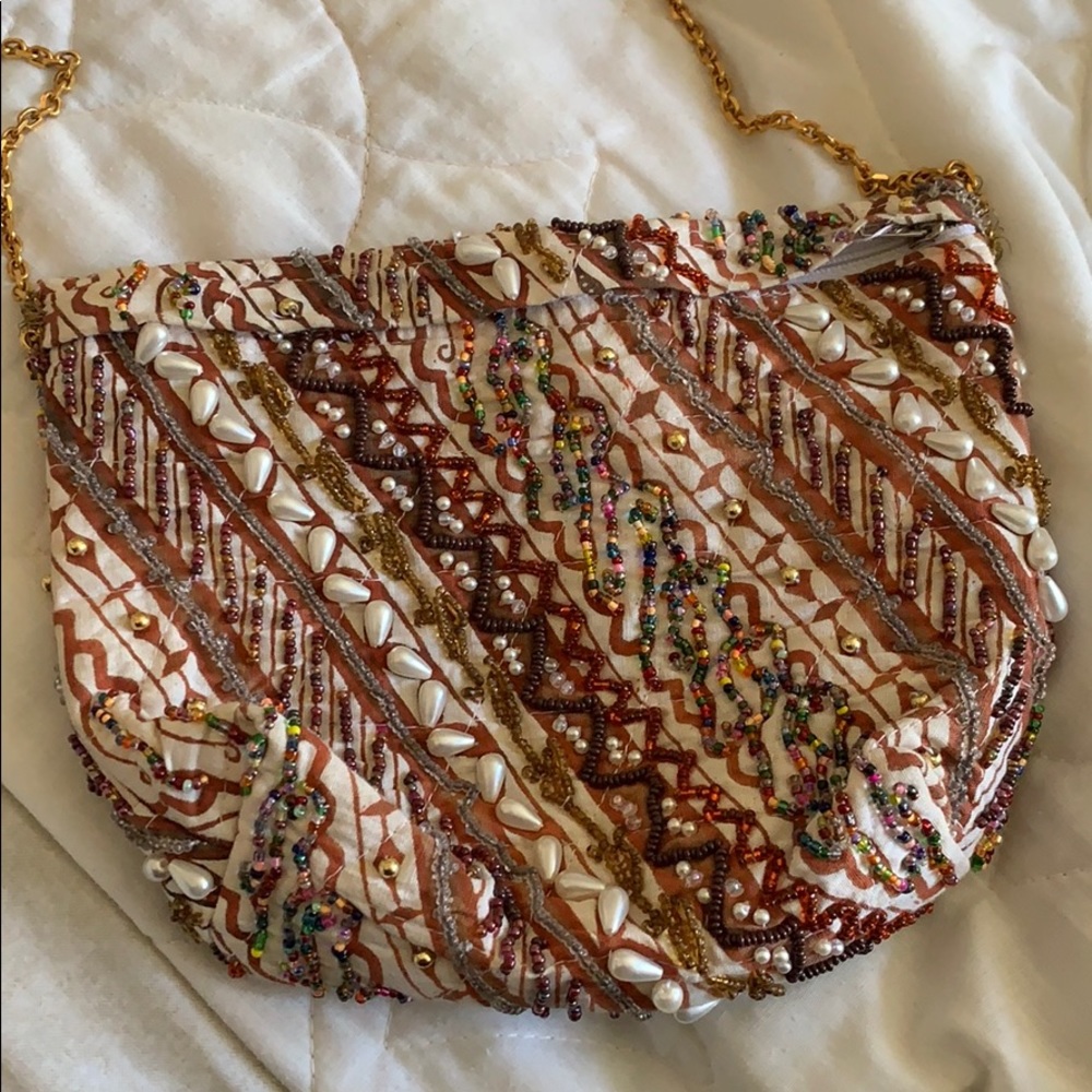 Beautiful Vintage Embroidered Bag